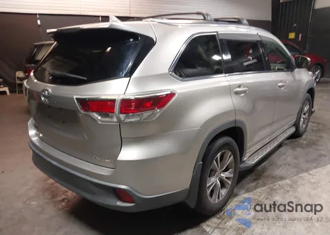 2015 Toyota Highlander Xle V6 from USA, damaged, VIN 5TDJKRFH2FS106276